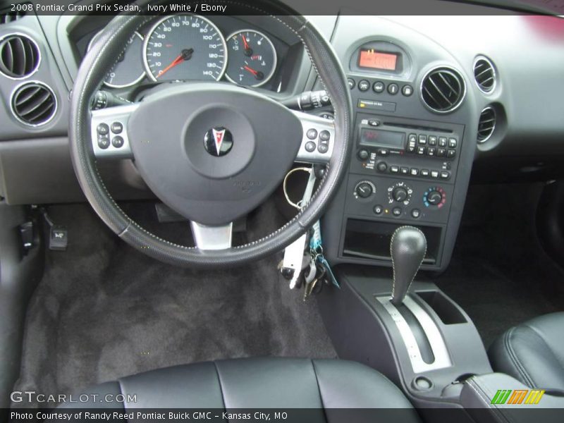 Ivory White / Ebony 2008 Pontiac Grand Prix Sedan