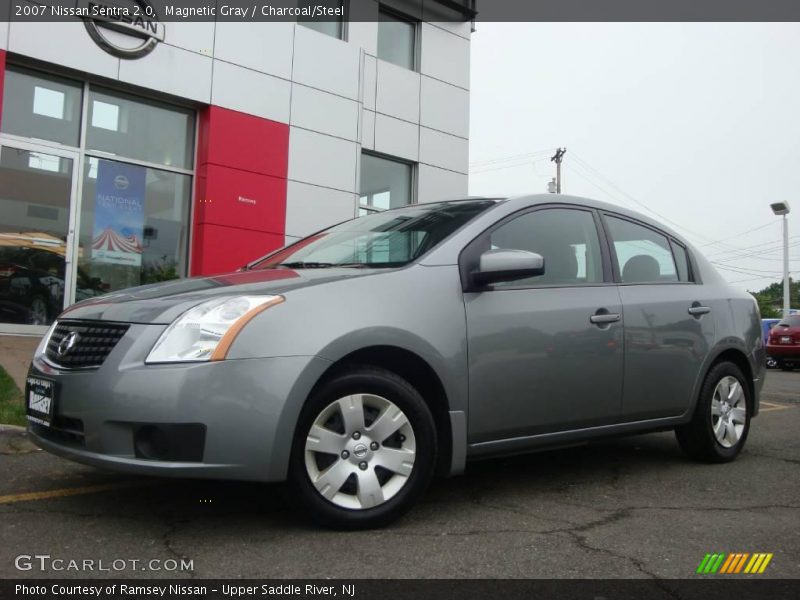 Magnetic Gray / Charcoal/Steel 2007 Nissan Sentra 2.0