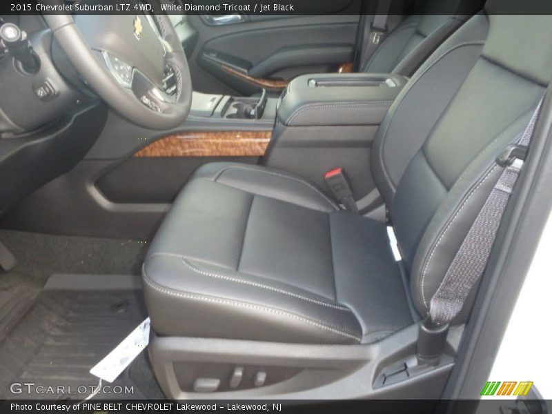 White Diamond Tricoat / Jet Black 2015 Chevrolet Suburban LTZ 4WD