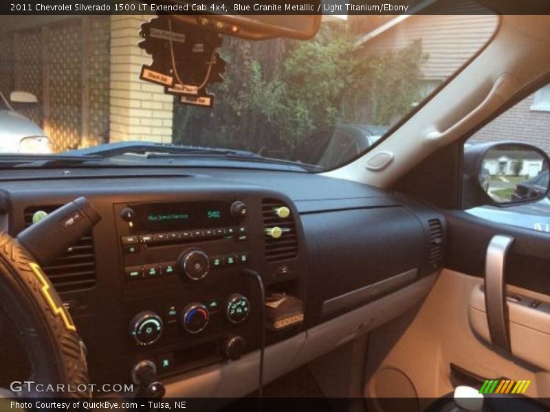 Blue Granite Metallic / Light Titanium/Ebony 2011 Chevrolet Silverado 1500 LT Extended Cab 4x4