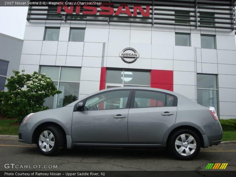 Magnetic Gray / Charcoal/Steel 2007 Nissan Sentra 2.0