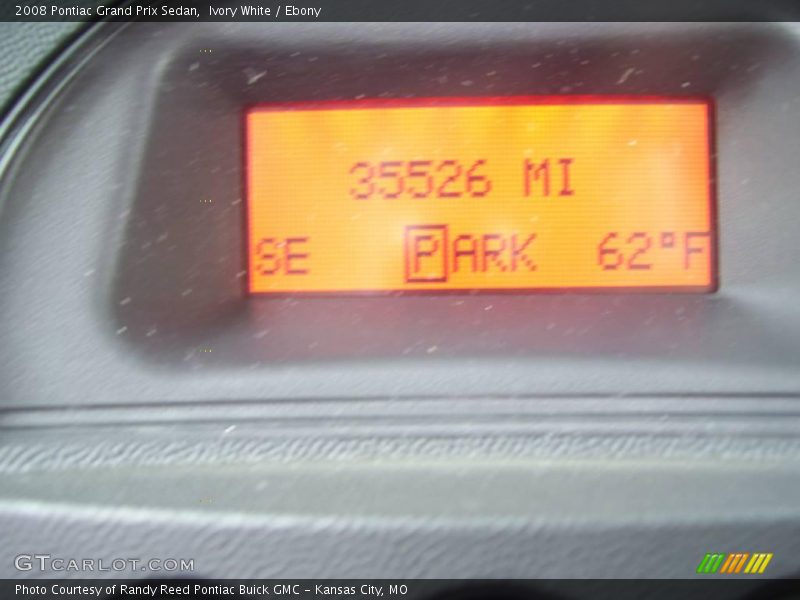 Ivory White / Ebony 2008 Pontiac Grand Prix Sedan