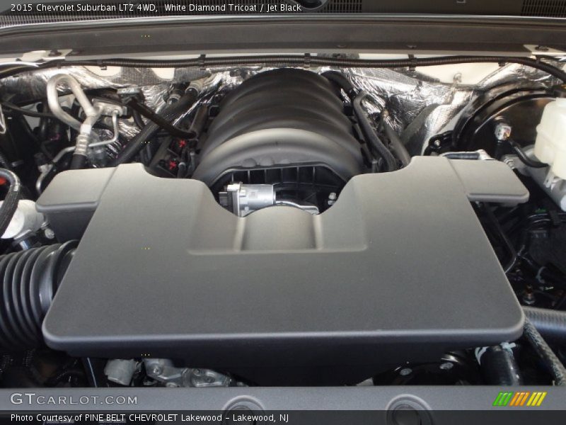 White Diamond Tricoat / Jet Black 2015 Chevrolet Suburban LTZ 4WD