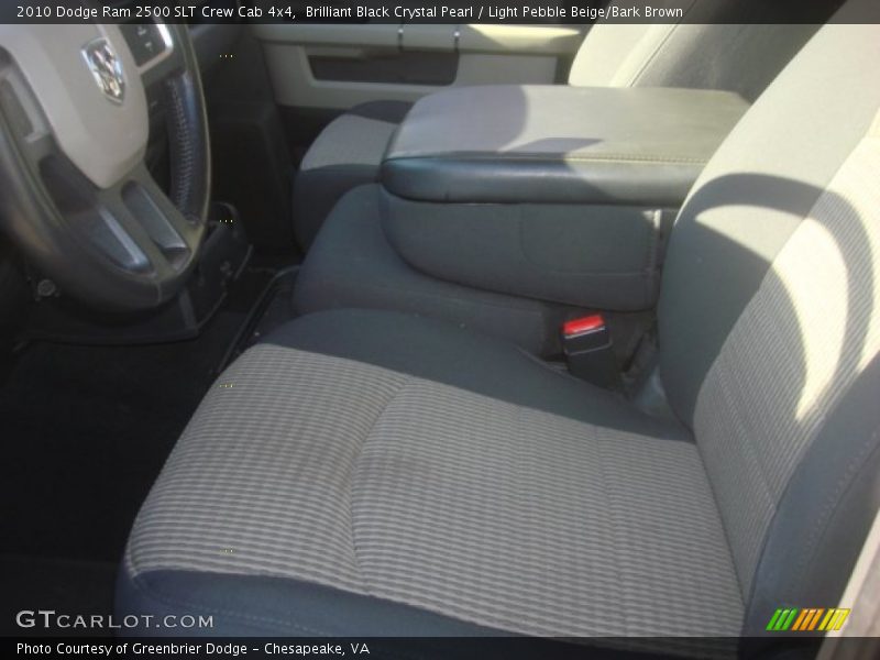 Brilliant Black Crystal Pearl / Light Pebble Beige/Bark Brown 2010 Dodge Ram 2500 SLT Crew Cab 4x4