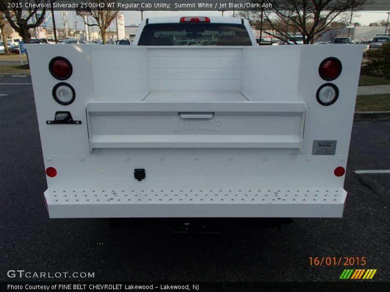 Summit White / Jet Black/Dark Ash 2015 Chevrolet Silverado 2500HD WT Regular Cab Utility