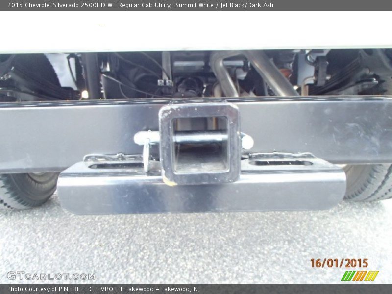 Summit White / Jet Black/Dark Ash 2015 Chevrolet Silverado 2500HD WT Regular Cab Utility