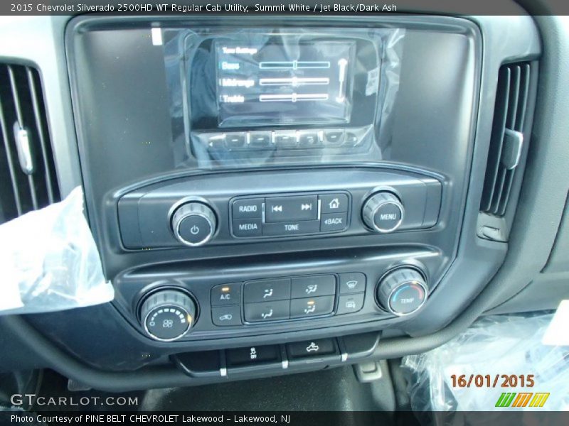 Summit White / Jet Black/Dark Ash 2015 Chevrolet Silverado 2500HD WT Regular Cab Utility