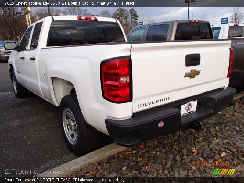 Summit White / Jet Black 2015 Chevrolet Silverado 1500 WT Double Cab