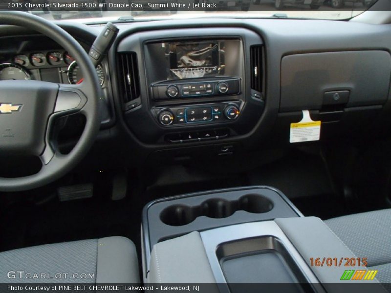 Summit White / Jet Black 2015 Chevrolet Silverado 1500 WT Double Cab