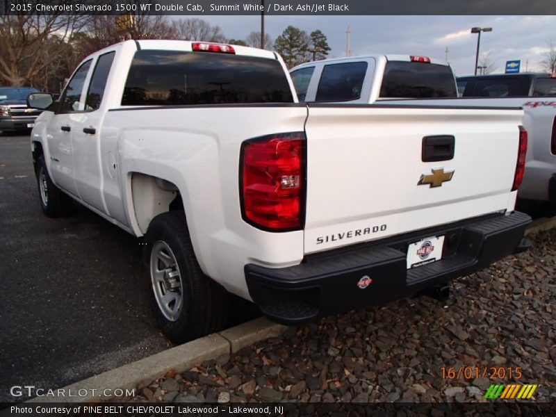 Summit White / Dark Ash/Jet Black 2015 Chevrolet Silverado 1500 WT Double Cab