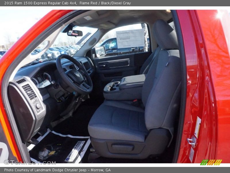 Flame Red / Black/Diesel Gray 2015 Ram 1500 Express Regular Cab 4x4