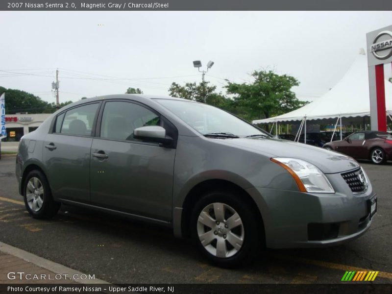 Magnetic Gray / Charcoal/Steel 2007 Nissan Sentra 2.0