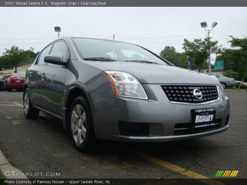 Magnetic Gray / Charcoal/Steel 2007 Nissan Sentra 2.0