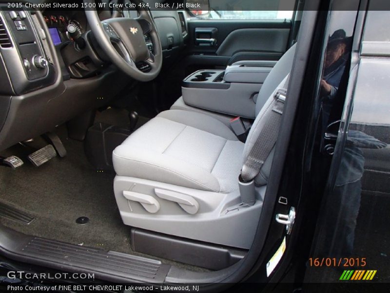 Black / Jet Black 2015 Chevrolet Silverado 1500 WT Crew Cab 4x4