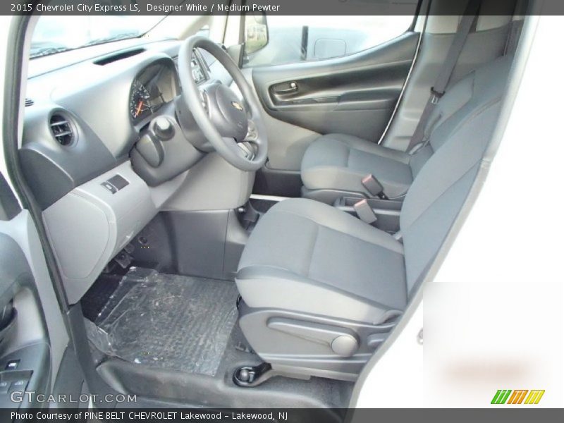Designer White / Medium Pewter 2015 Chevrolet City Express LS