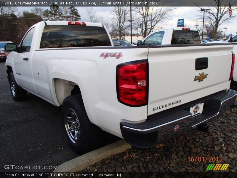 Summit White / Dark Ash/Jet Black 2015 Chevrolet Silverado 1500 WT Regular Cab 4x4