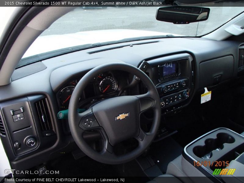 Summit White / Dark Ash/Jet Black 2015 Chevrolet Silverado 1500 WT Regular Cab 4x4