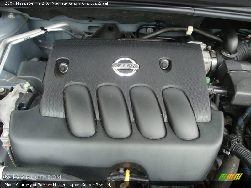 Magnetic Gray / Charcoal/Steel 2007 Nissan Sentra 2.0