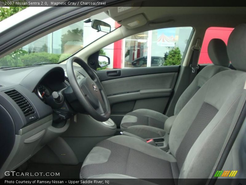 Magnetic Gray / Charcoal/Steel 2007 Nissan Sentra 2.0