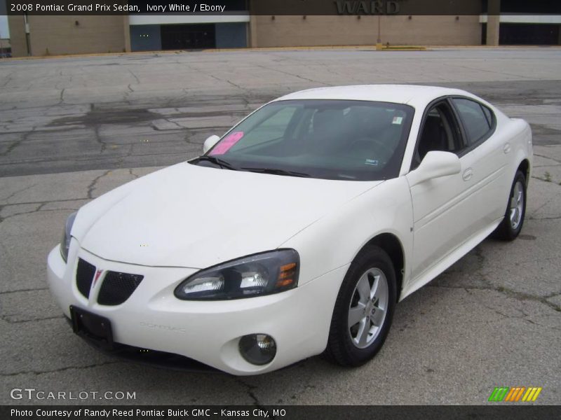 Ivory White / Ebony 2008 Pontiac Grand Prix Sedan