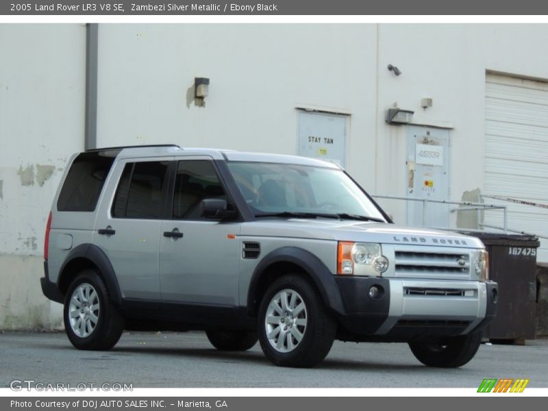 Zambezi Silver Metallic / Ebony Black 2005 Land Rover LR3 V8 SE
