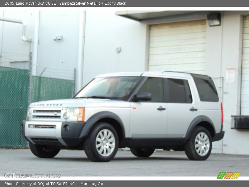 Zambezi Silver Metallic / Ebony Black 2005 Land Rover LR3 V8 SE