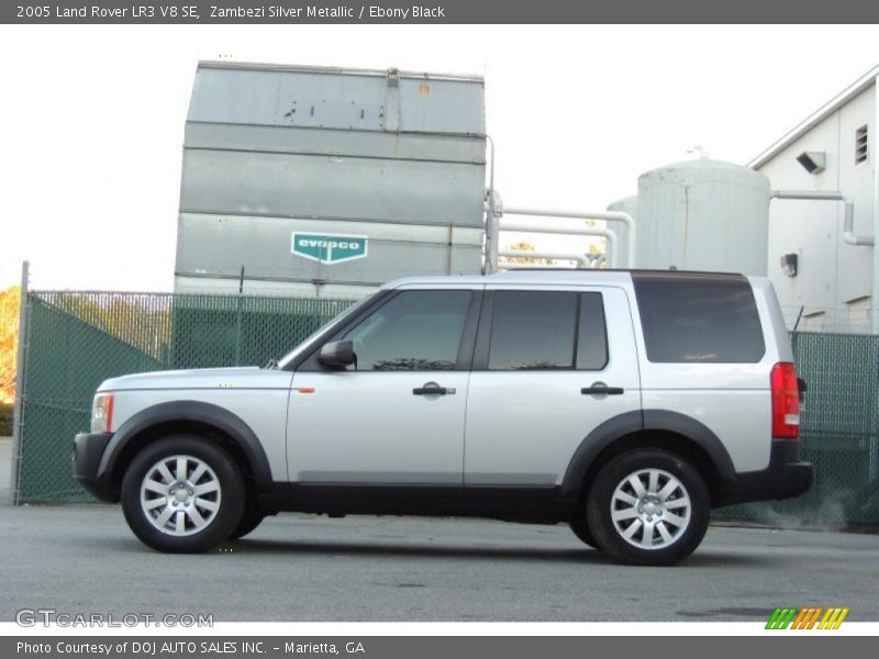 Zambezi Silver Metallic / Ebony Black 2005 Land Rover LR3 V8 SE