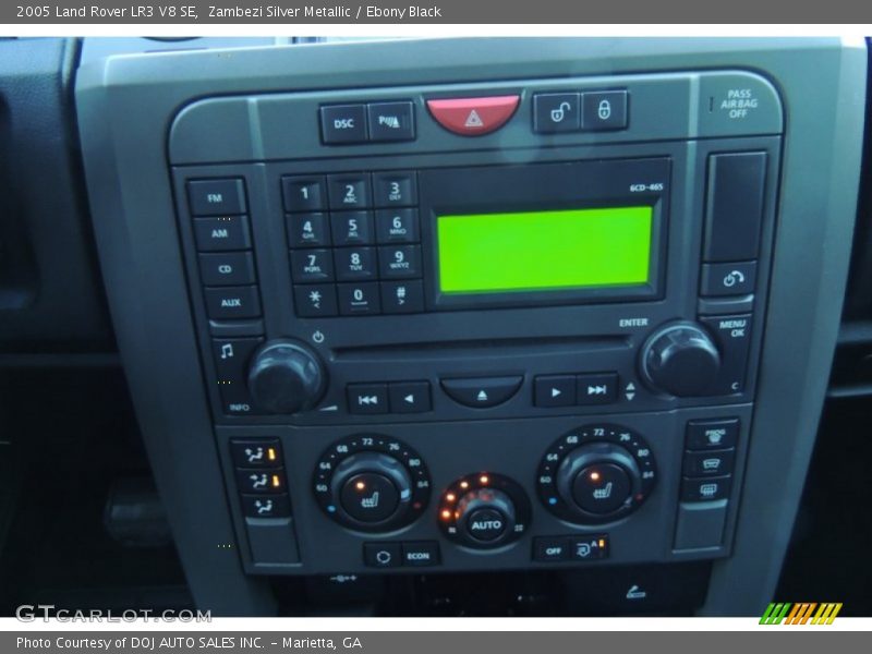 Controls of 2005 LR3 V8 SE