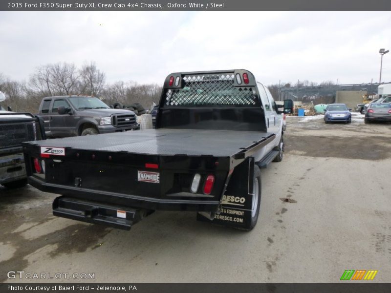 Oxford White / Steel 2015 Ford F350 Super Duty XL Crew Cab 4x4 Chassis