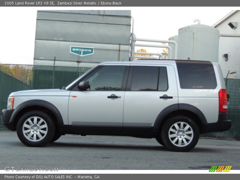 Zambezi Silver Metallic / Ebony Black 2005 Land Rover LR3 V8 SE