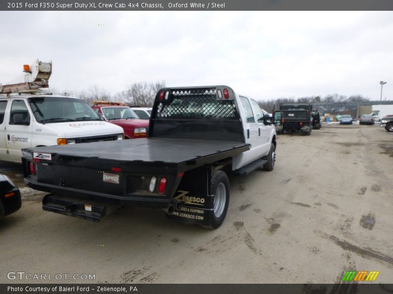 Oxford White / Steel 2015 Ford F350 Super Duty XL Crew Cab 4x4 Chassis
