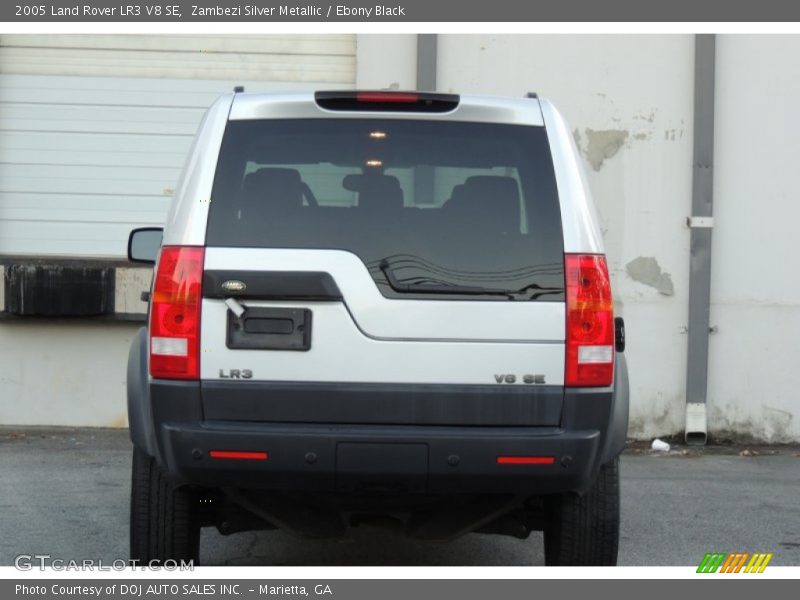 Zambezi Silver Metallic / Ebony Black 2005 Land Rover LR3 V8 SE
