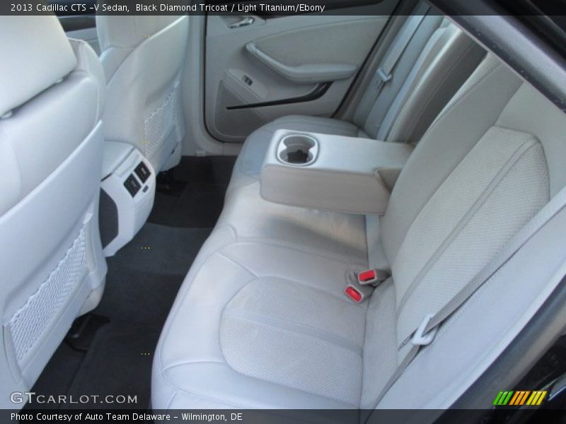 Black Diamond Tricoat / Light Titanium/Ebony 2013 Cadillac CTS -V Sedan