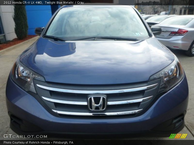 Twilight Blue Metallic / Gray 2012 Honda CR-V LX 4WD