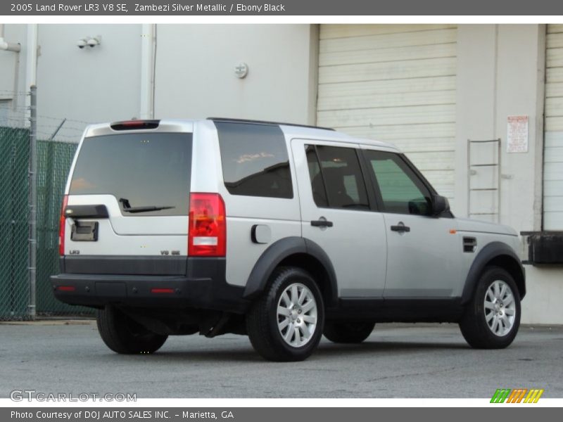 Zambezi Silver Metallic / Ebony Black 2005 Land Rover LR3 V8 SE