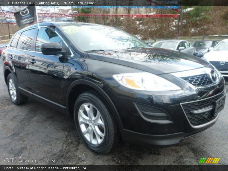 Brilliant Black / Black 2011 Mazda CX-9 Touring AWD