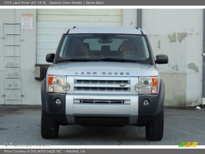 Zambezi Silver Metallic / Ebony Black 2005 Land Rover LR3 V8 SE