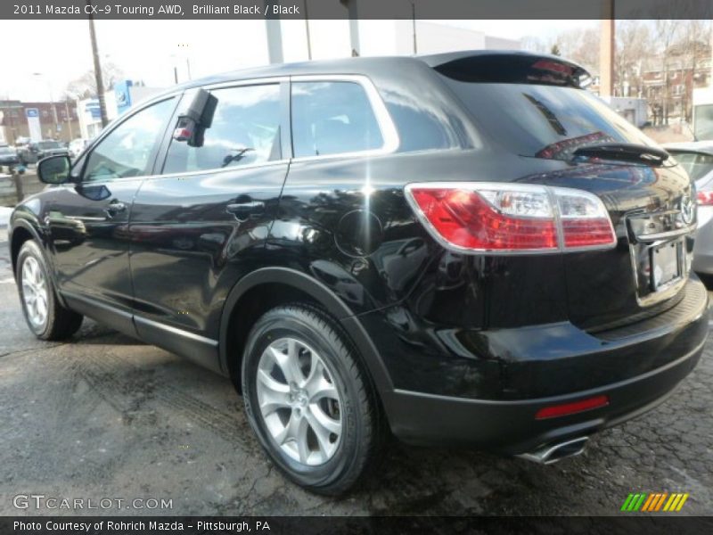 Brilliant Black / Black 2011 Mazda CX-9 Touring AWD