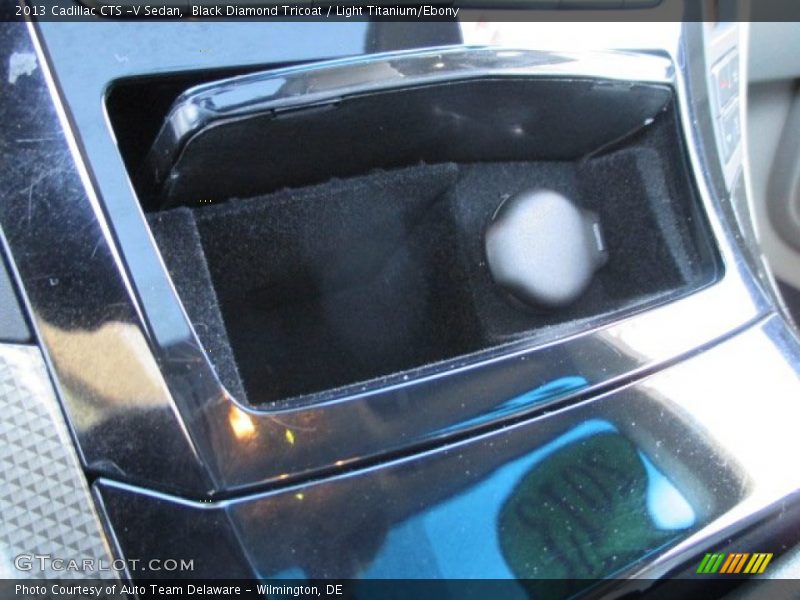 Black Diamond Tricoat / Light Titanium/Ebony 2013 Cadillac CTS -V Sedan
