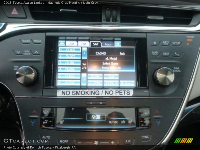 Magnetic Gray Metallic / Light Gray 2013 Toyota Avalon Limited