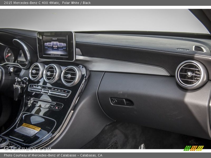 Polar White / Black 2015 Mercedes-Benz C 400 4Matic