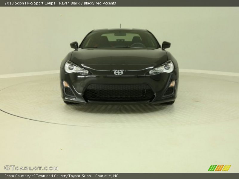 Raven Black / Black/Red Accents 2013 Scion FR-S Sport Coupe