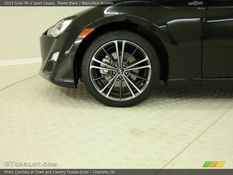 Raven Black / Black/Red Accents 2013 Scion FR-S Sport Coupe