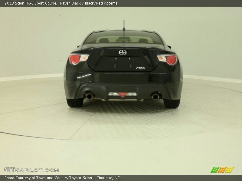 Raven Black / Black/Red Accents 2013 Scion FR-S Sport Coupe
