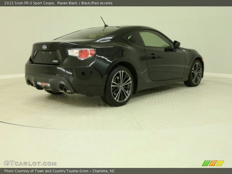 Raven Black / Black/Red Accents 2013 Scion FR-S Sport Coupe