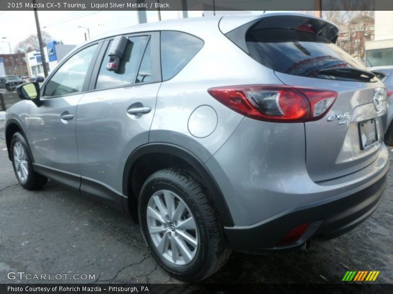 Liquid Silver Metallic / Black 2015 Mazda CX-5 Touring