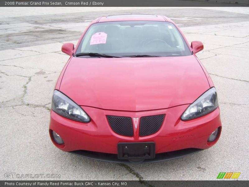 Crimson Red / Ebony 2008 Pontiac Grand Prix Sedan
