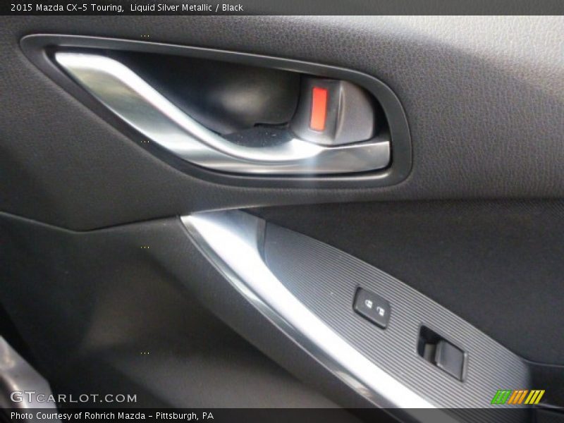 Liquid Silver Metallic / Black 2015 Mazda CX-5 Touring