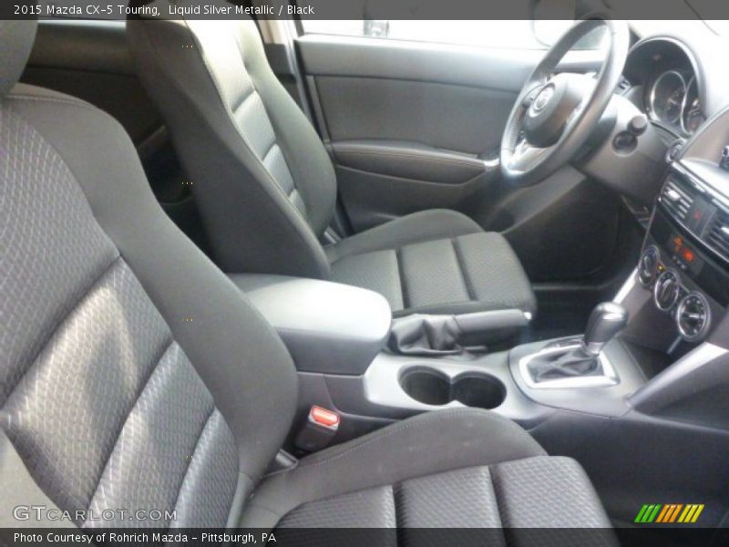 Liquid Silver Metallic / Black 2015 Mazda CX-5 Touring