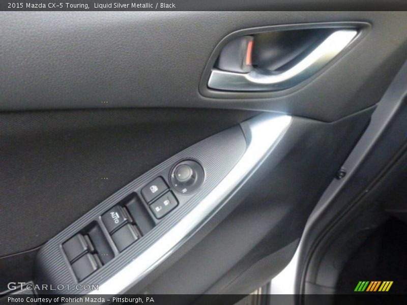 Liquid Silver Metallic / Black 2015 Mazda CX-5 Touring